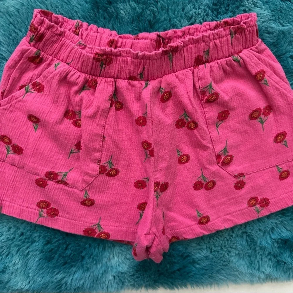 Jessica Simpson Pink Cherry Kids Short Set Size 6